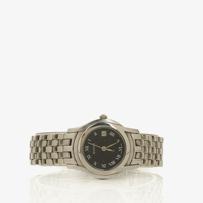 Gucci 5500L Damenuhr aus Edelstahl