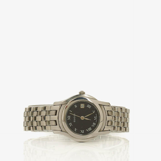 Gucci 5500L Damenuhr aus Edelstahl