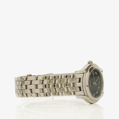 Gucci 5500L Damenuhr aus Edelstahl