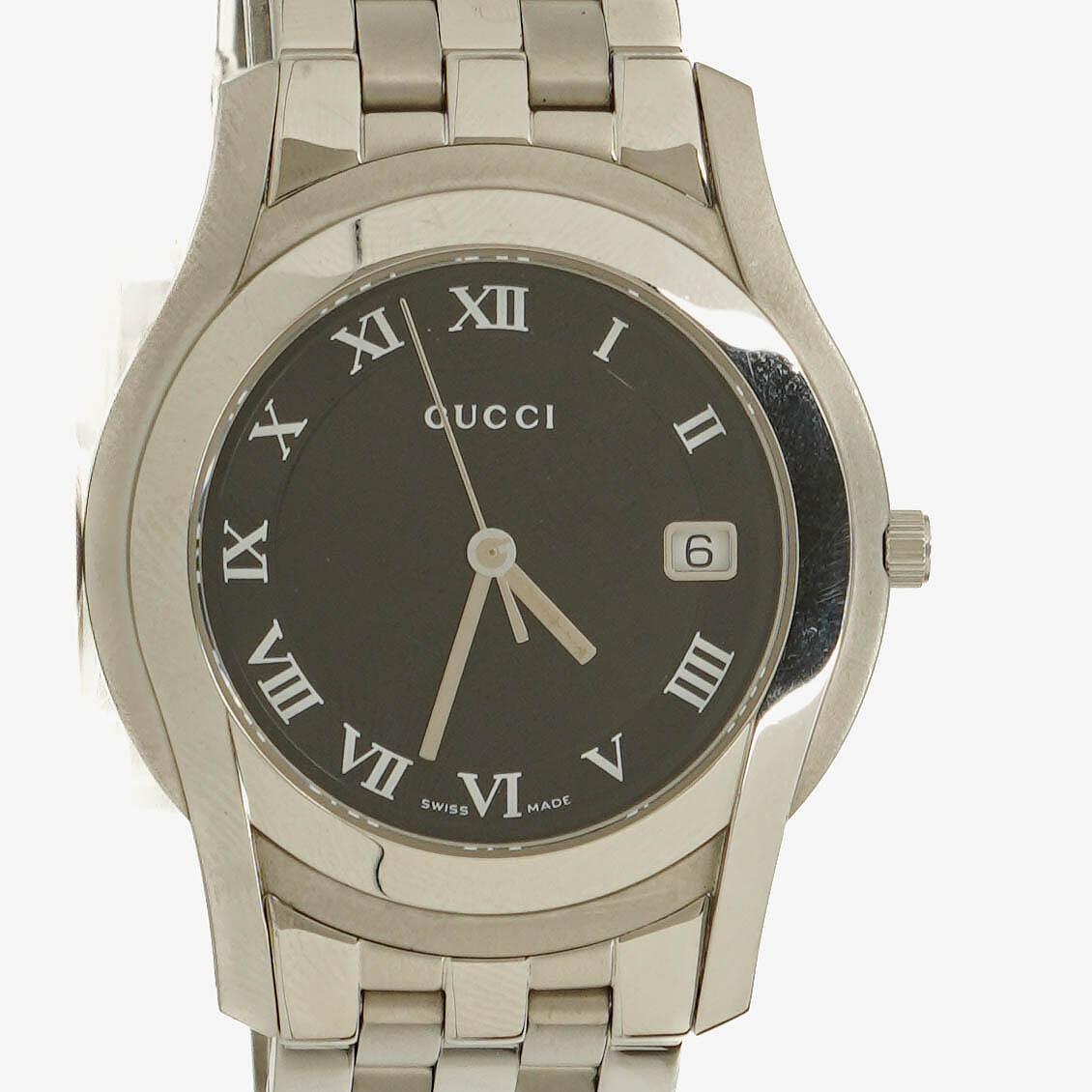 Gucci 5500M Armbanduhr aus Edelstahl