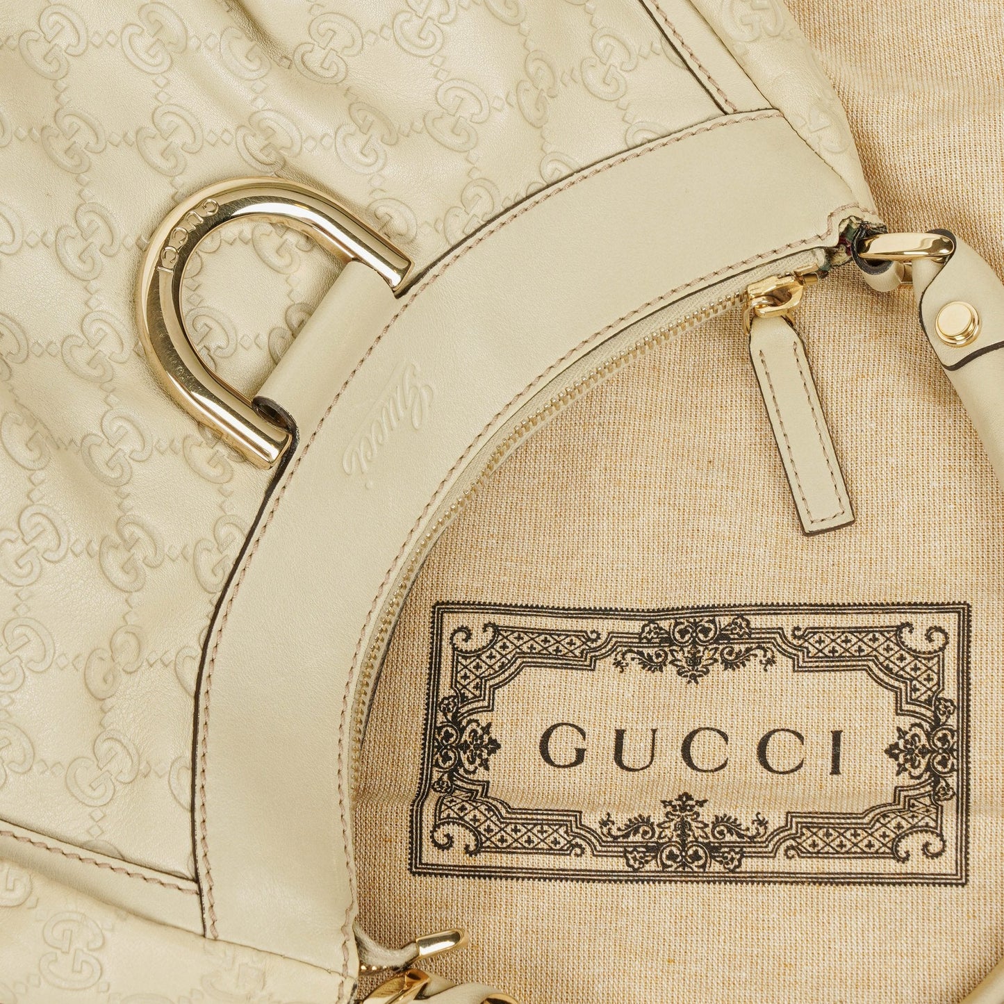 Gucci Guccissima Abbey D-Ring Tasche