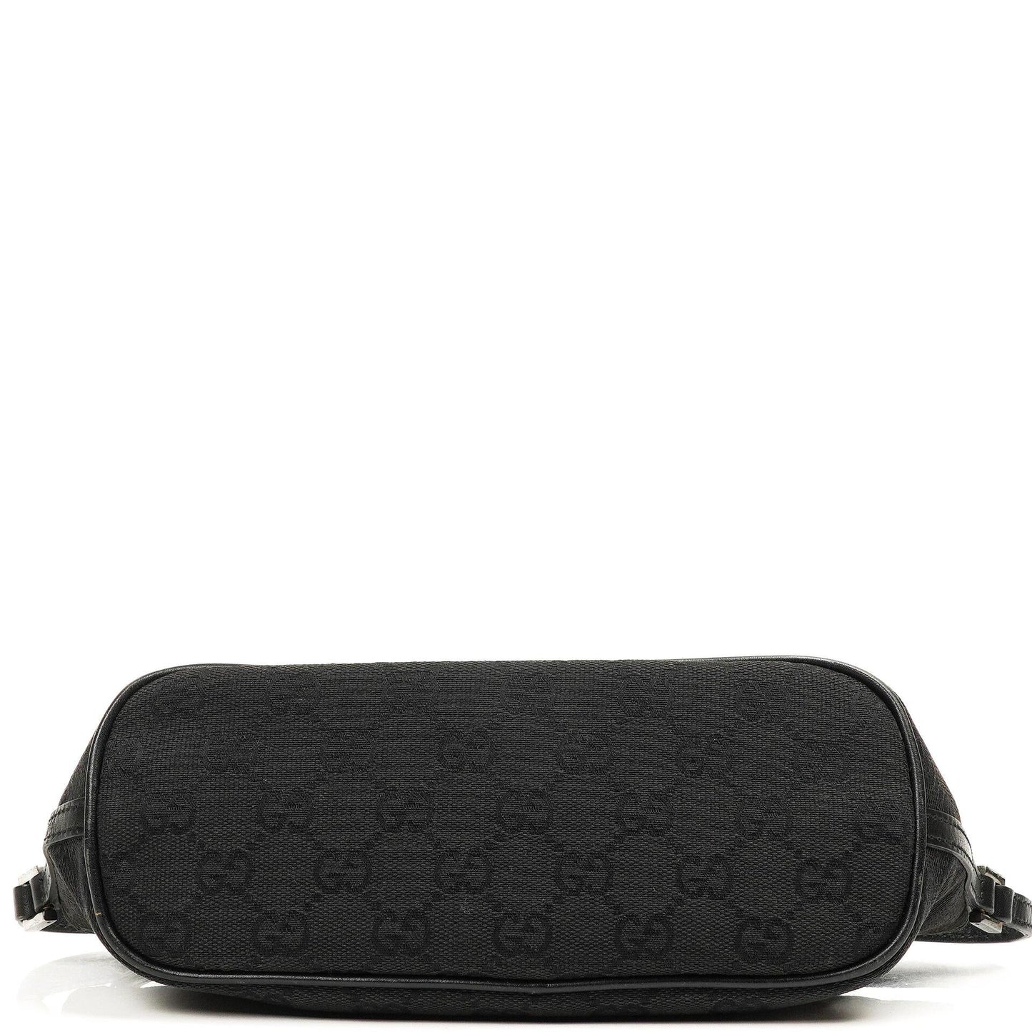 Gucci Baguette Pochette Boot Schwarz GG Monogram Tasche
