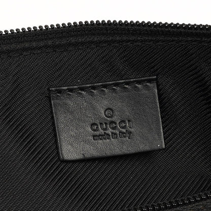 Gucci Baguette Pochette Boot Schwarz GG Monogram Tasche