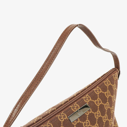 Gucci Baguette Pochette Boat Tasche mit braunem GG-Monogramm