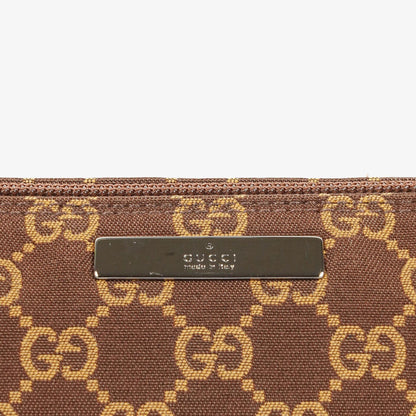 Gucci Baguette Pochette Boat Tasche mit braunem GG-Monogramm