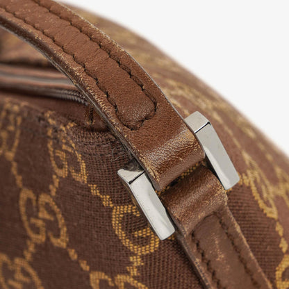 Gucci Baguette Pochette Boat Tasche mit braunem GG-Monogramm
