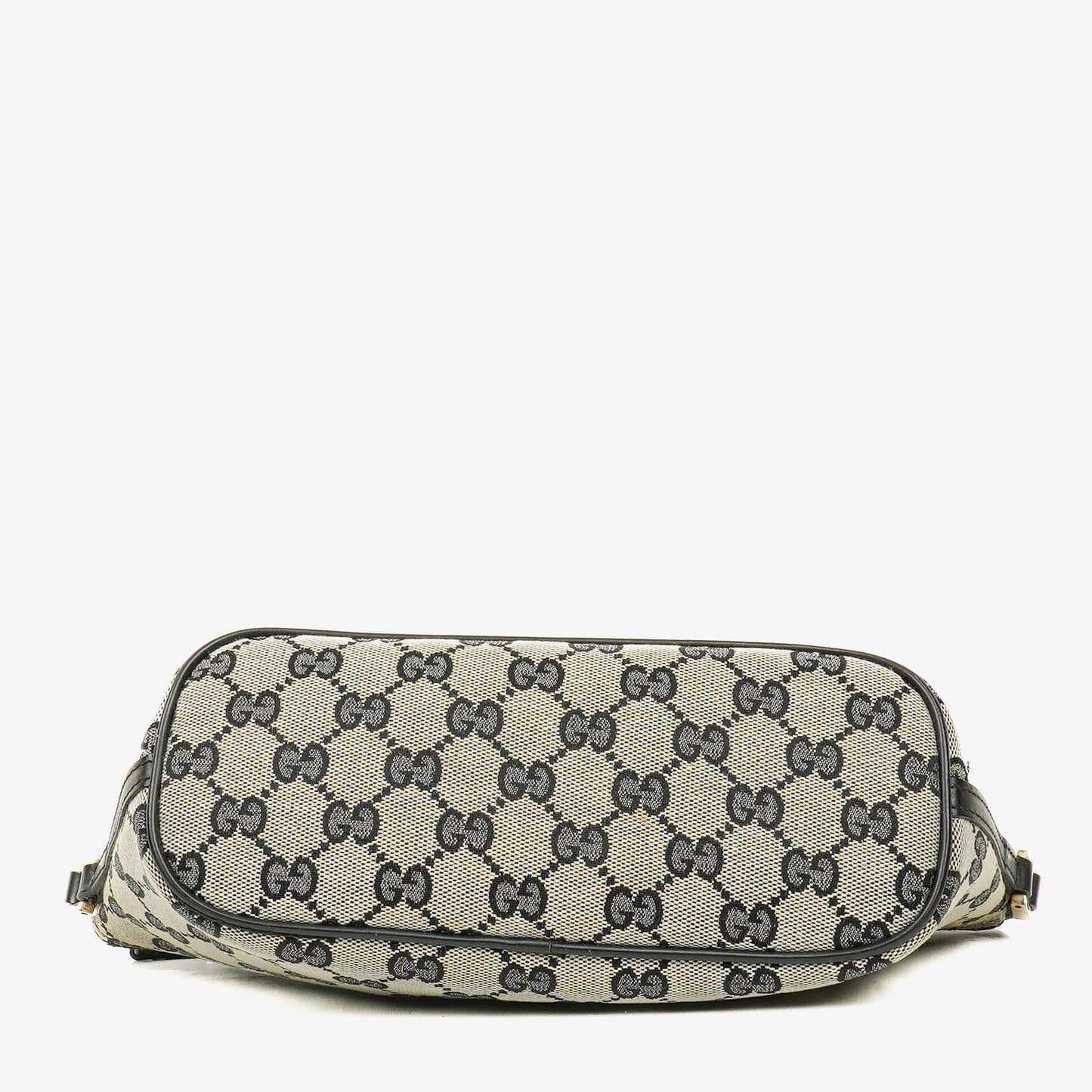 Gucci Baguette Pochette Boat Tasche in Grau mit GG Monogram