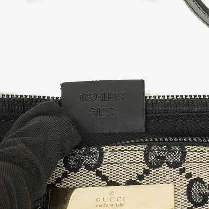 Gucci Baguette Pochette Boat Tasche in Grau mit GG Monogram