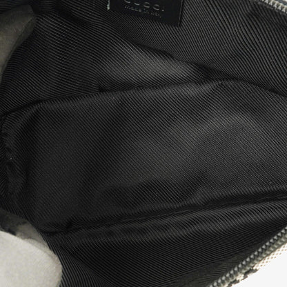 Gucci Baguette Pochette Boat Tasche in Grau mit GG Monogram