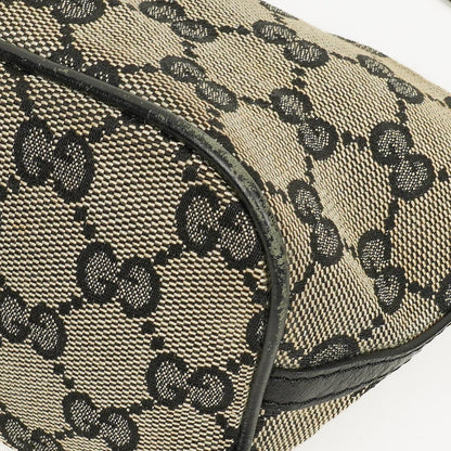 Gucci Baguette Pochette Boat Tasche in Grau/Schwarz mit GG Monogramm