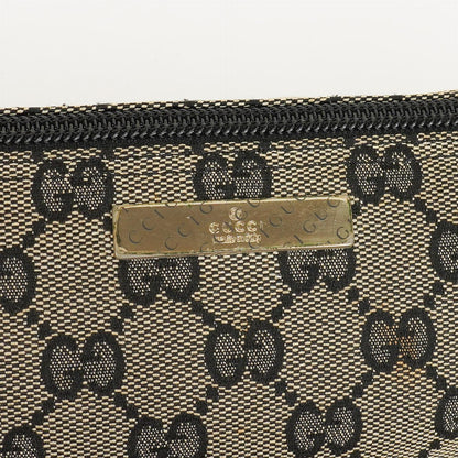 Gucci Baguette Pochette Boat Tasche in Grau/Schwarz mit GG Monogramm
