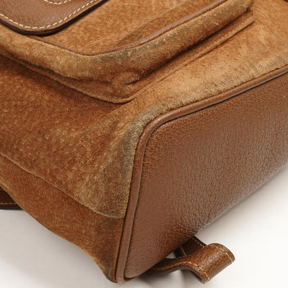 Gucci Bamboo Rucksack Braun Wildleder und Leder