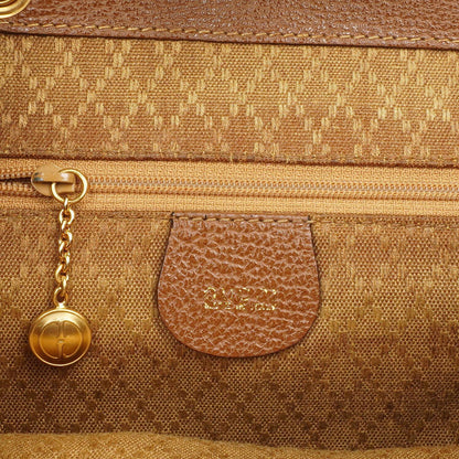 Gucci Bamboo Rucksack Braun Wildleder und Leder