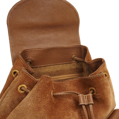 Gucci Bamboo Rucksack Braun Wildleder und Leder