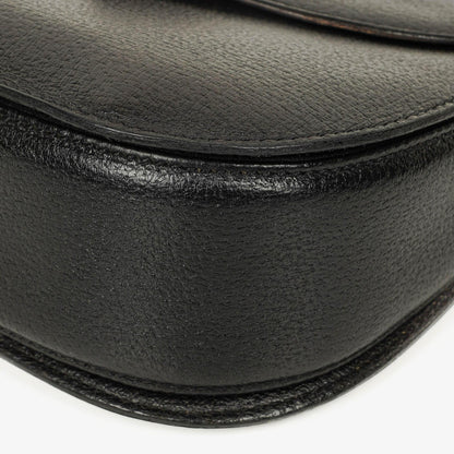 Gucci Bamboo Top Handle Ledertasche in Schwarz