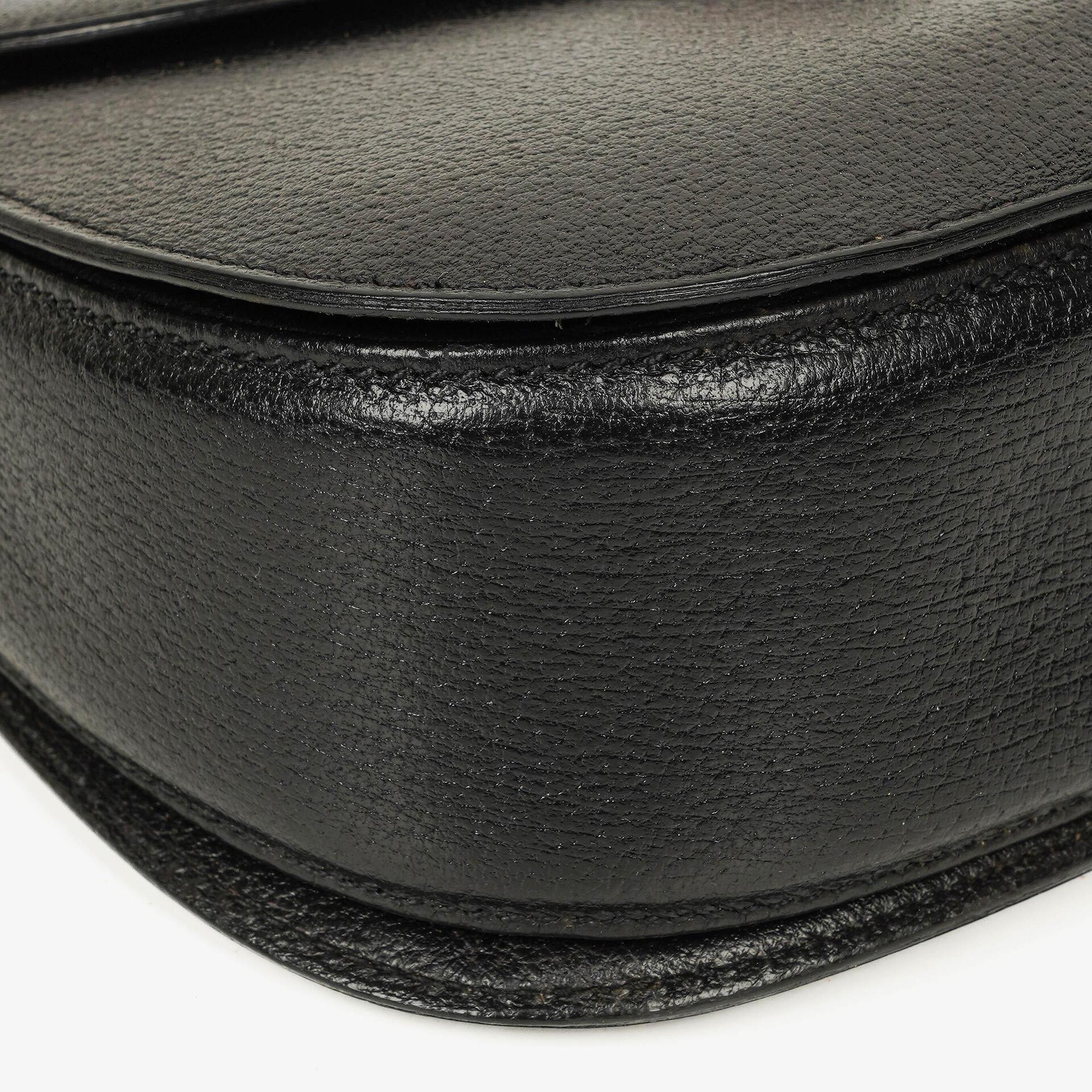 Gucci Bamboo Top Handle Ledertasche in Schwarz
