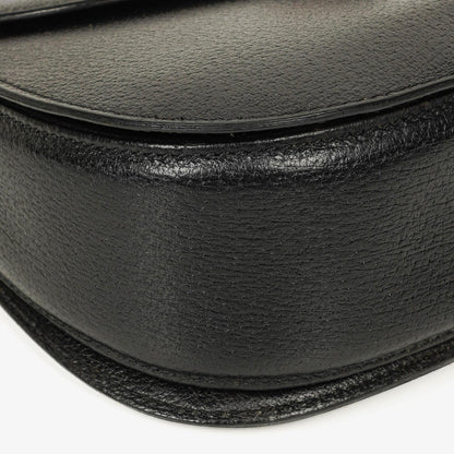 Gucci Bamboo Top Handle Ledertasche in Schwarz