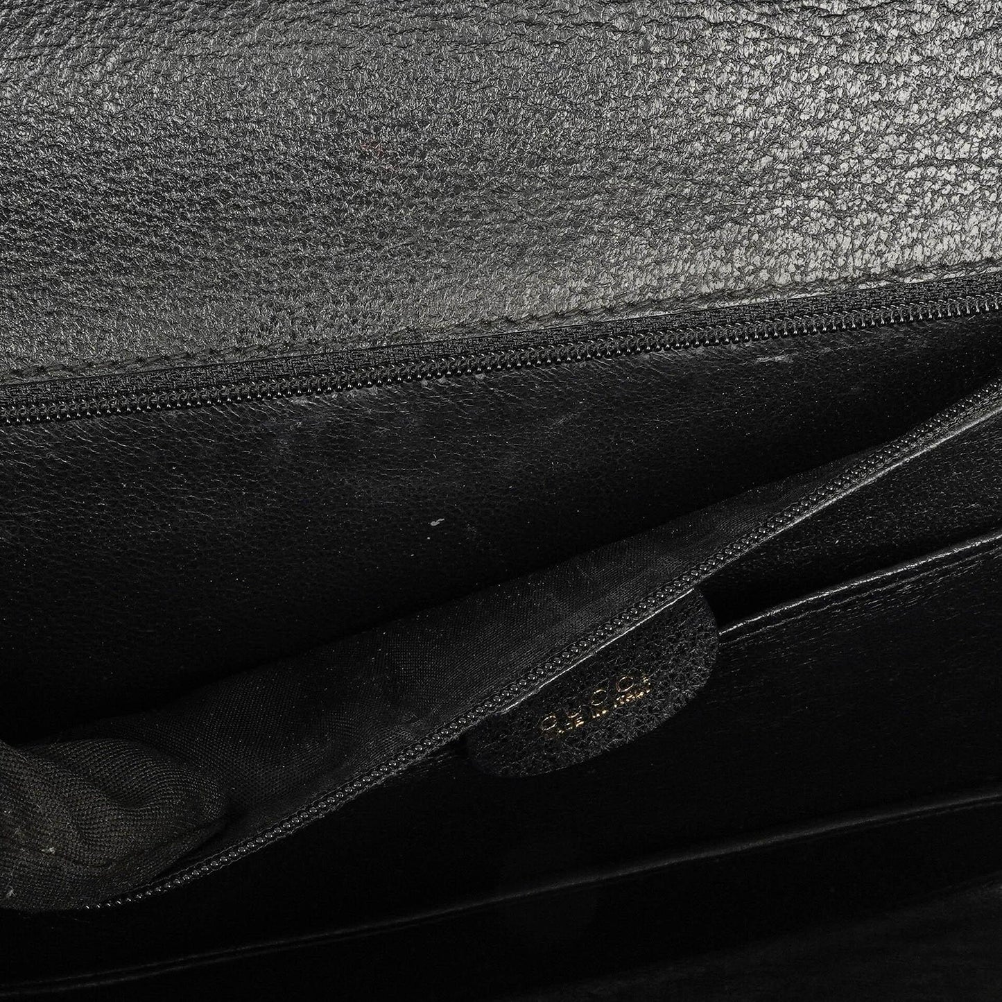 Gucci Bamboo Top Handle Ledertasche in Schwarz