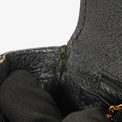 Gucci Bamboo Top Handle Ledertasche in Schwarz