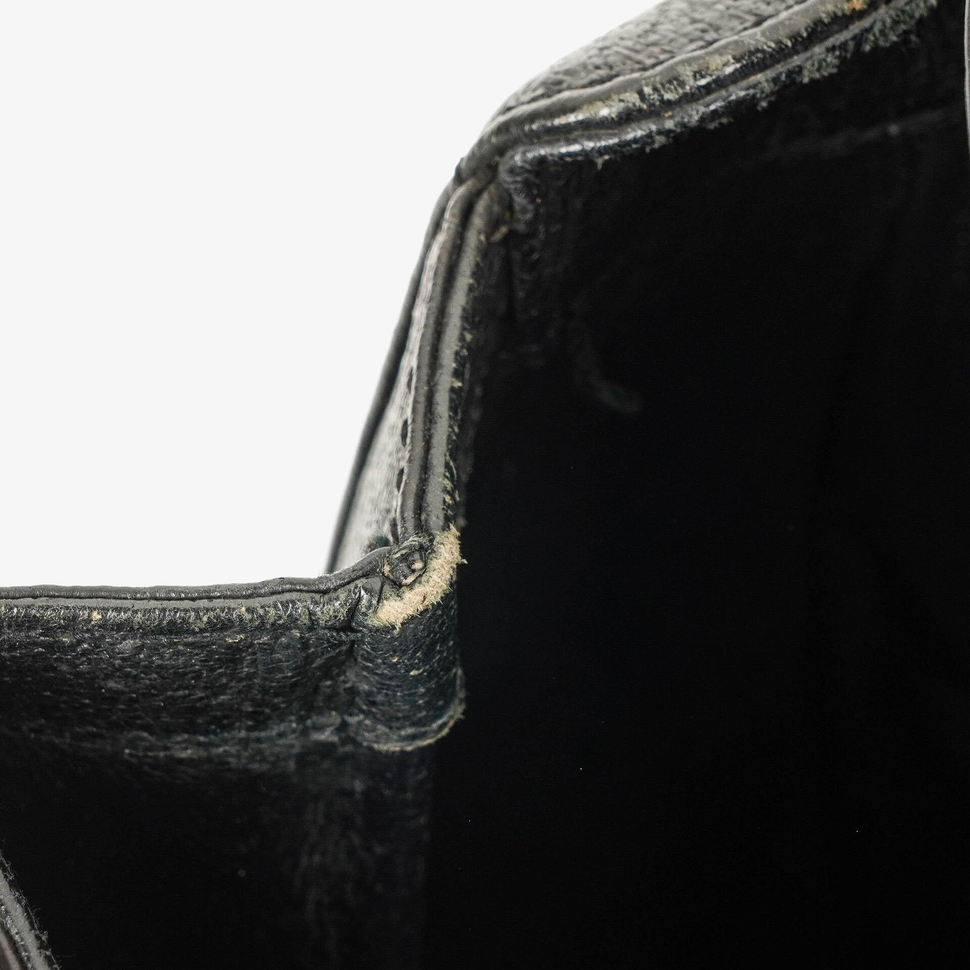 Gucci Bamboo Top Handle Ledertasche in Schwarz