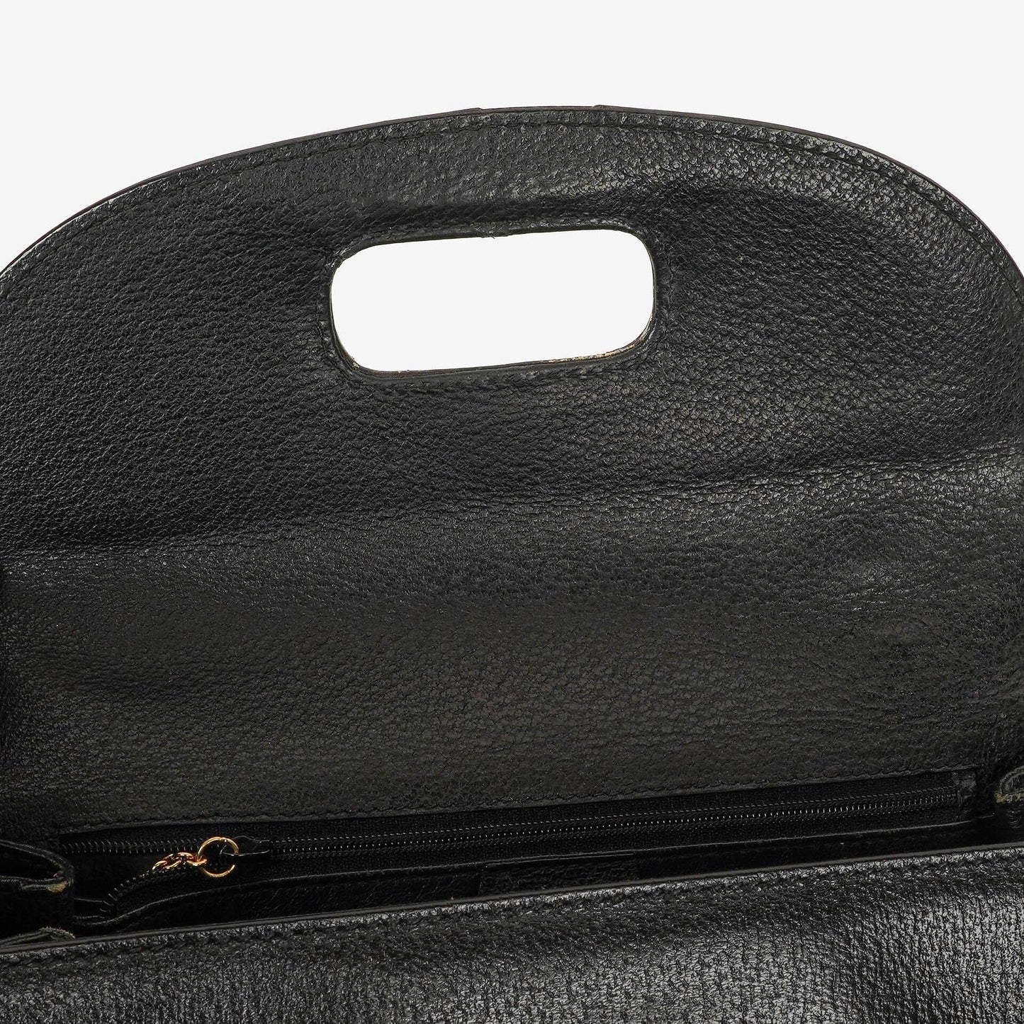 Gucci Bamboo Top Handle Ledertasche in Schwarz