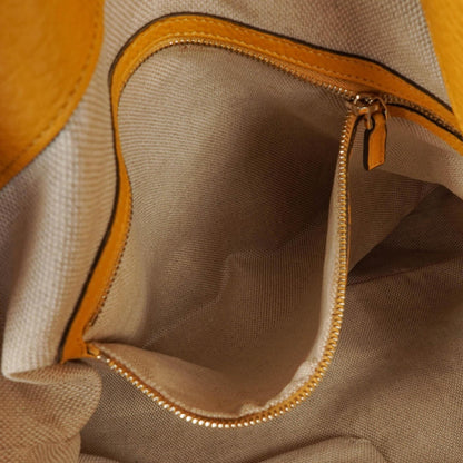 Gucci Bamboo Top Handle Hobo-Tasche aus beigem GG Canvas