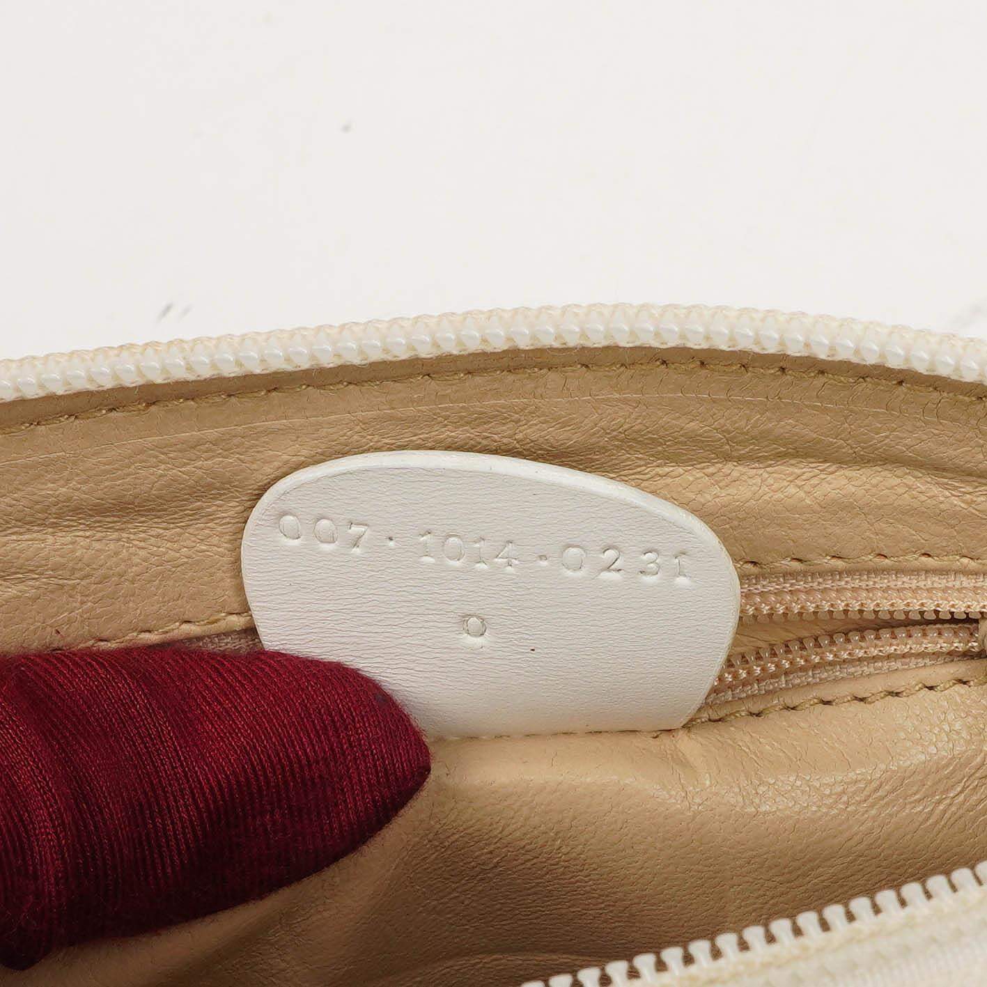 Gucci Bamboo Top Handle Lackleder Handtasche