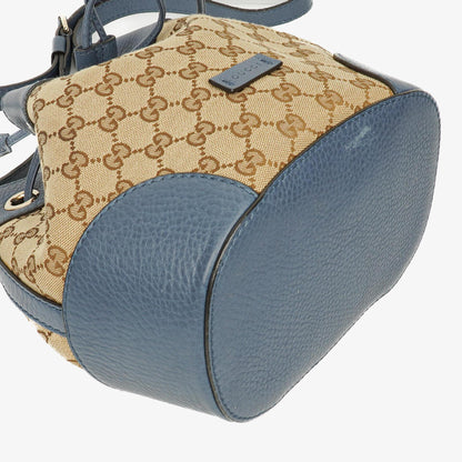 Gucci Cellarius Beuteltasche aus Kalbsleder mit Beige/Ebony Washed Ink Monogram