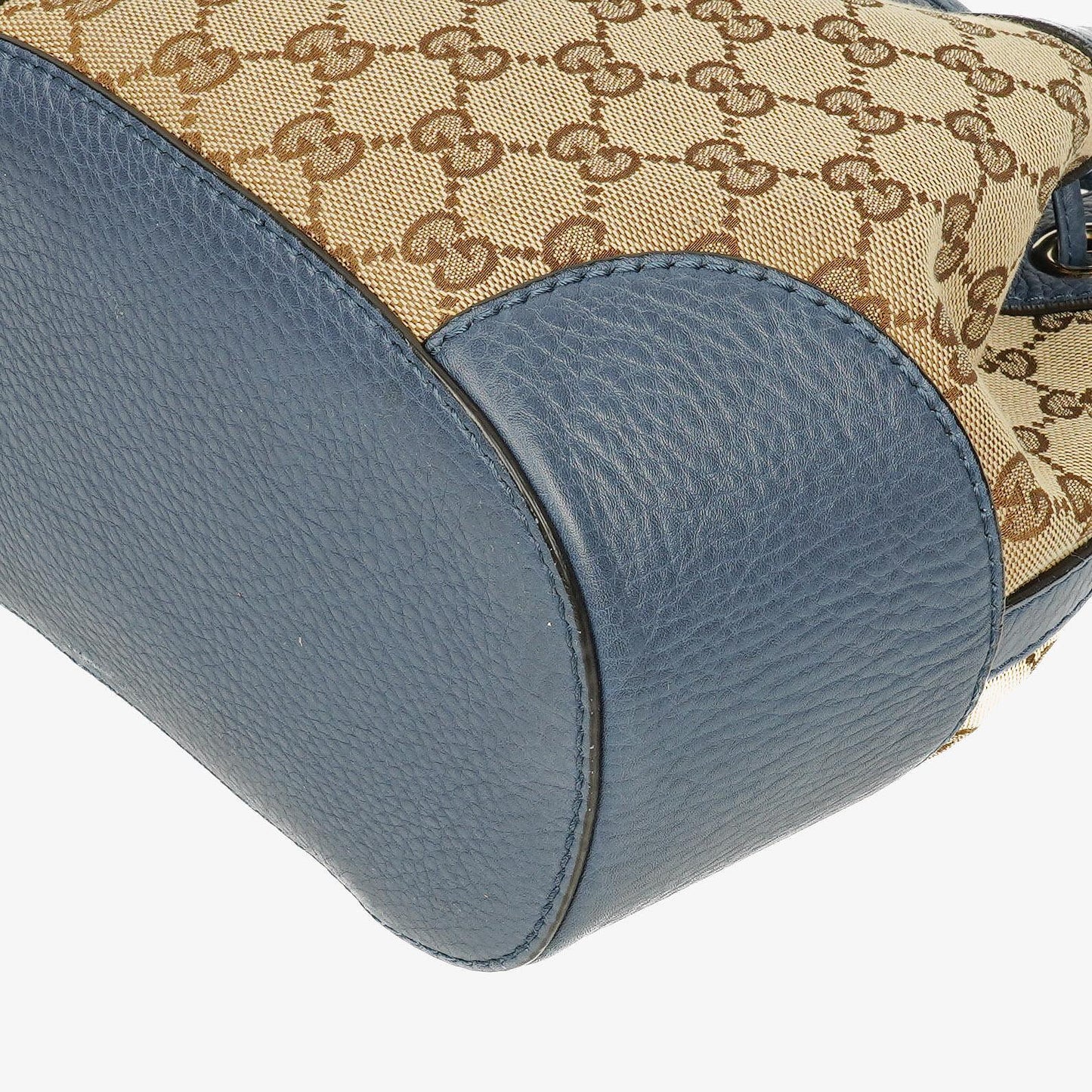 Gucci Cellarius Beuteltasche aus Kalbsleder mit Beige/Ebony Washed Ink Monogram