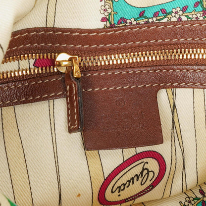 Gucci Hobo-Tasche aus beige/braunem GG Stoff-Canvas