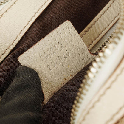 Gucci Hobo Tasche aus beige/ebenholzfarbenem GG Fabric Canvas