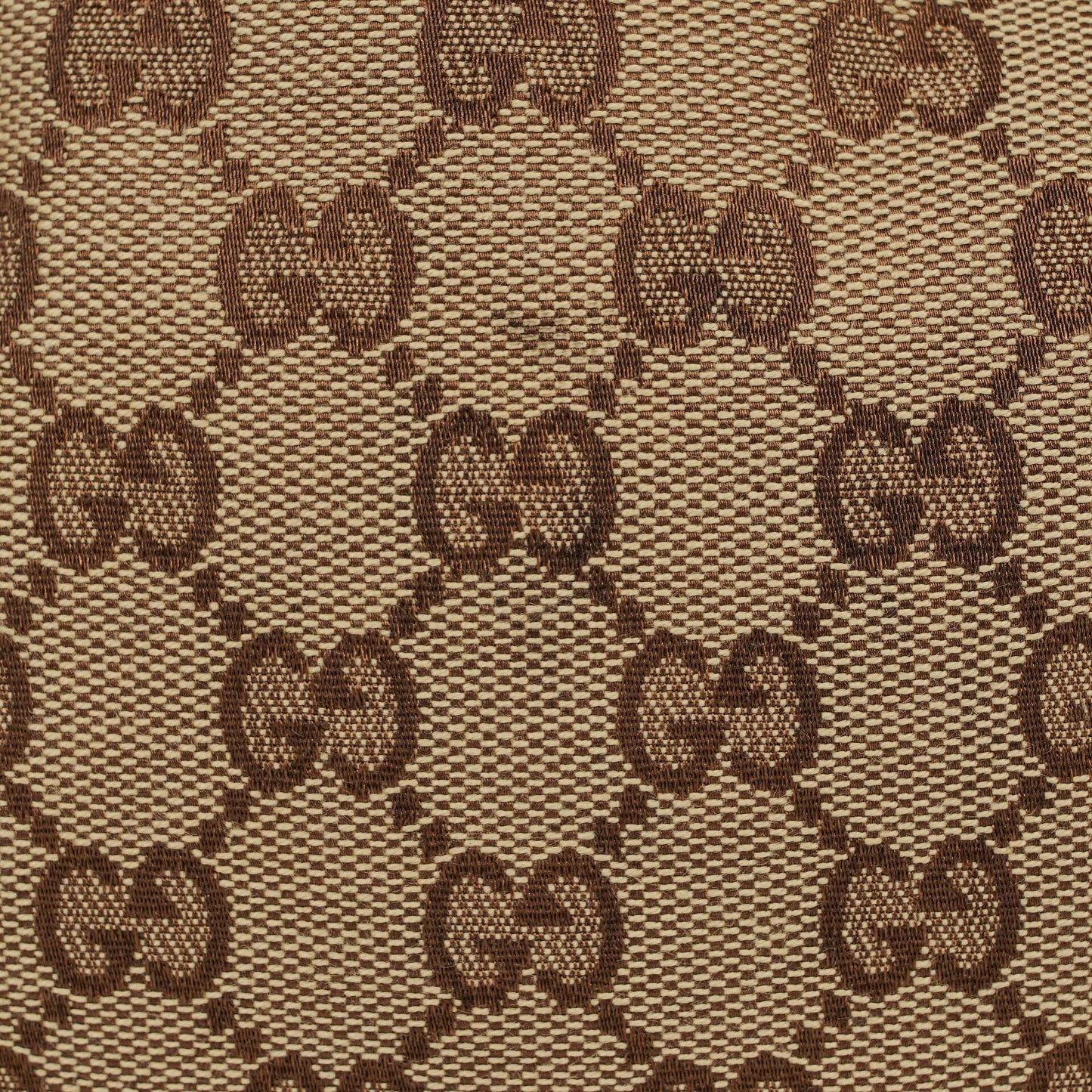 Gucci Hobo Tasche aus beige/ebenholzfarbenem GG Fabric Canvas