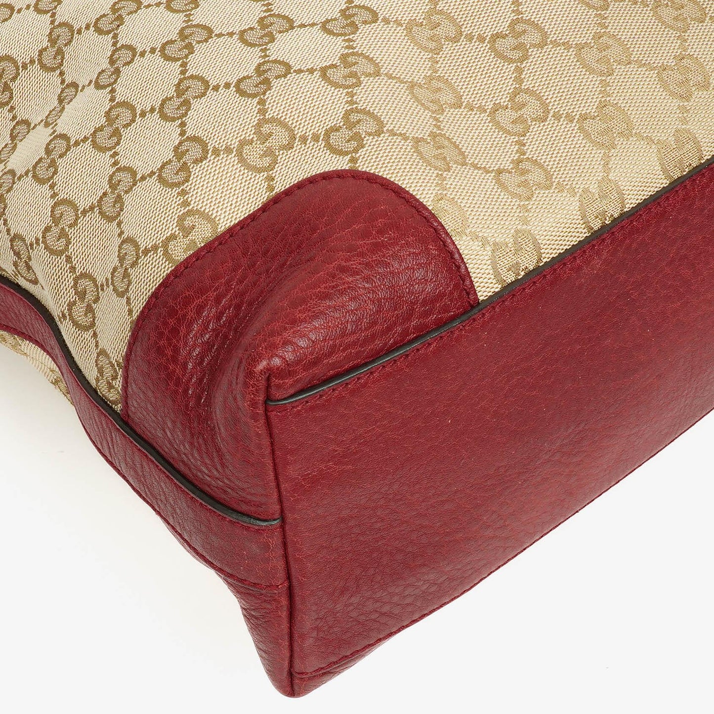 Gucci Beige/Rot GG Canvas Miss GG Original Hobo-Tasche