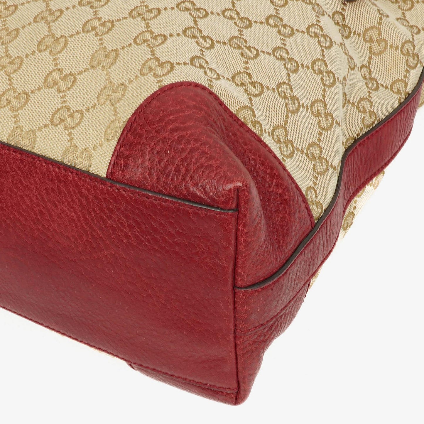 Gucci Beige/Rot GG Canvas Miss GG Original Hobo-Tasche