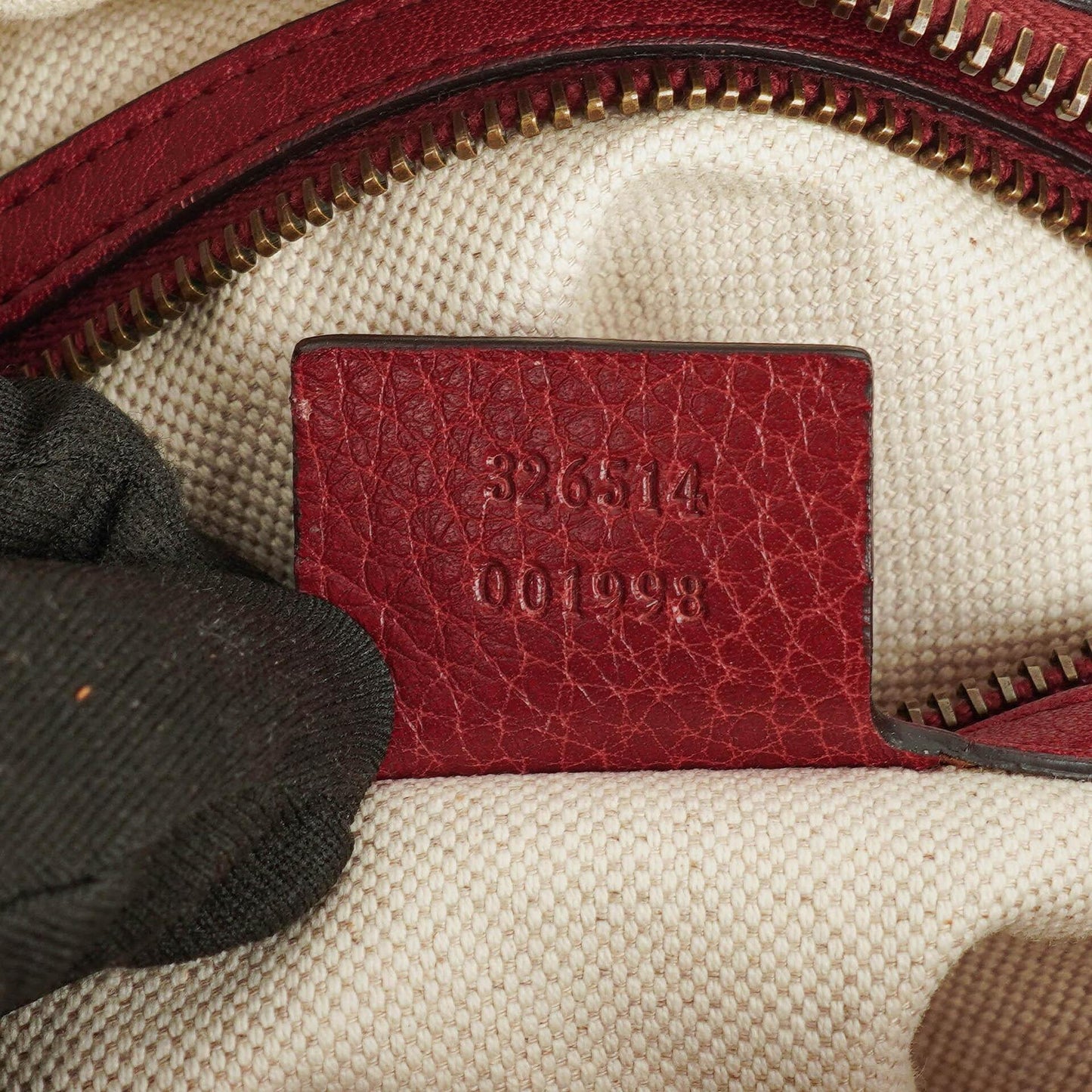 Gucci Beige/Rot GG Canvas Miss GG Original Hobo-Tasche