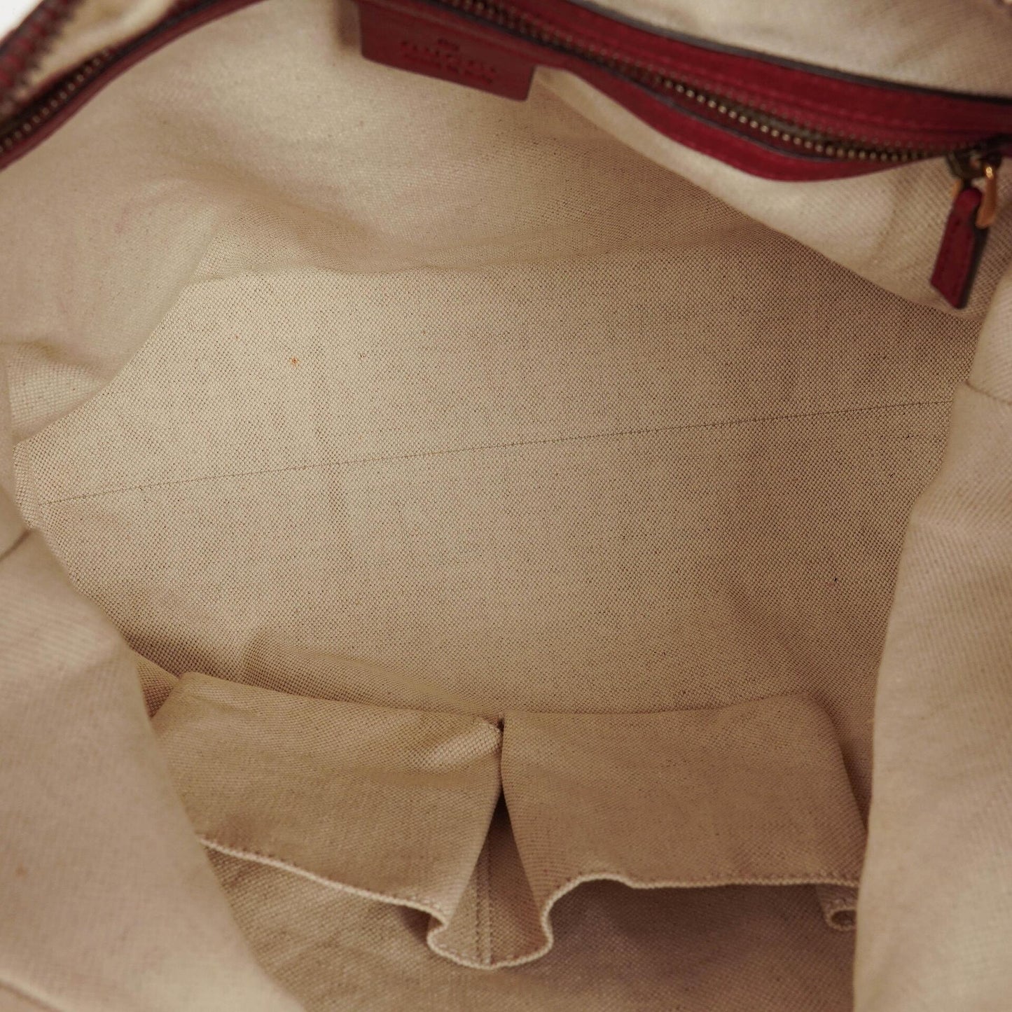 Gucci Beige/Rot GG Canvas Miss GG Original Hobo-Tasche