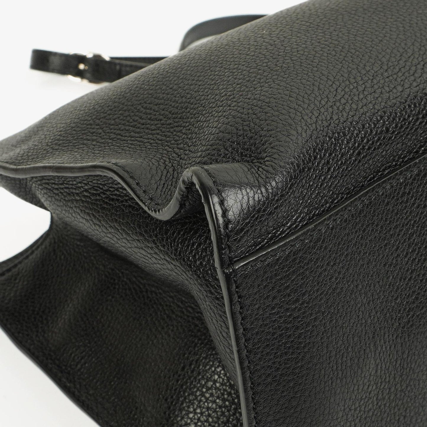 Gucci Bamboo Daily Shopper aus schwarzem Kalbsleder