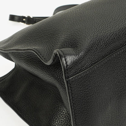 Gucci Bamboo Daily Shopper aus schwarzem Kalbsleder