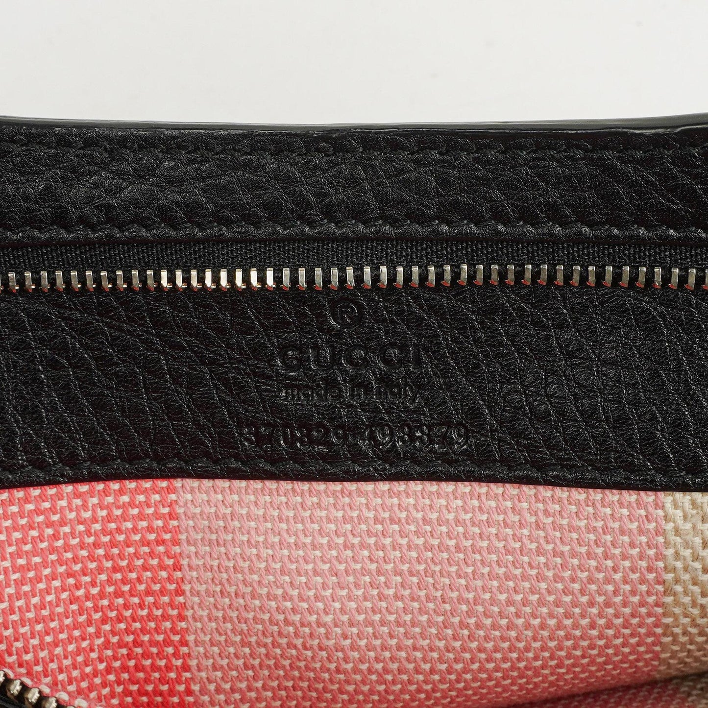 Gucci Bamboo Daily Shopper aus schwarzem Kalbsleder