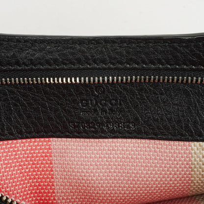 Gucci Bamboo Daily Shopper aus schwarzem Kalbsleder