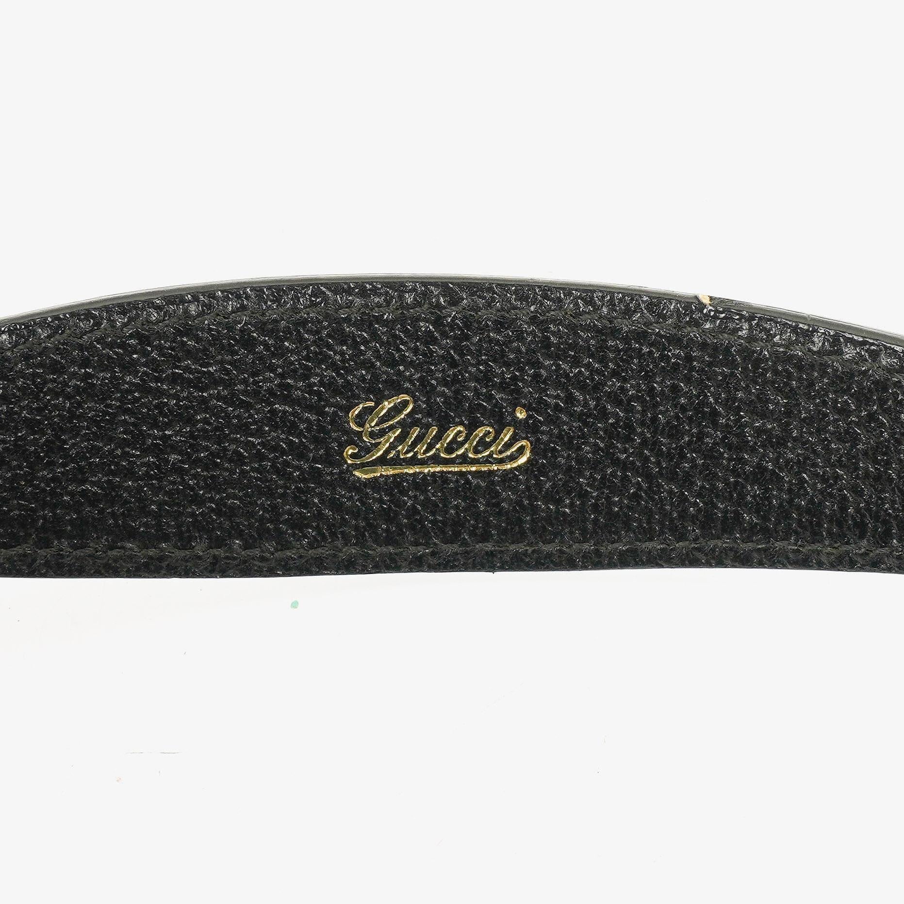 Gucci Schwarzes Canvas und Leder Mini Jackie Vintage Schultertasche