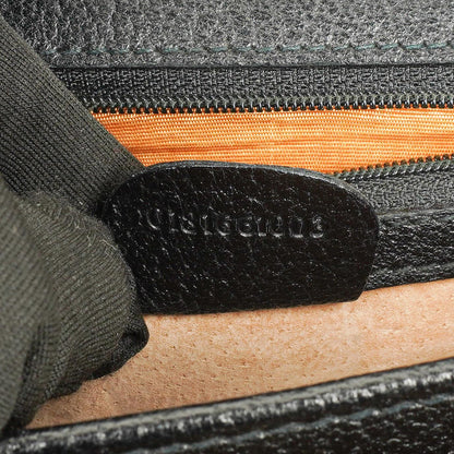 Gucci Schwarze Narbige Leder-Schultertasche