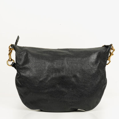 Gucci Blondie Schultertasche in Schwarz aus Leder mit GG Logo