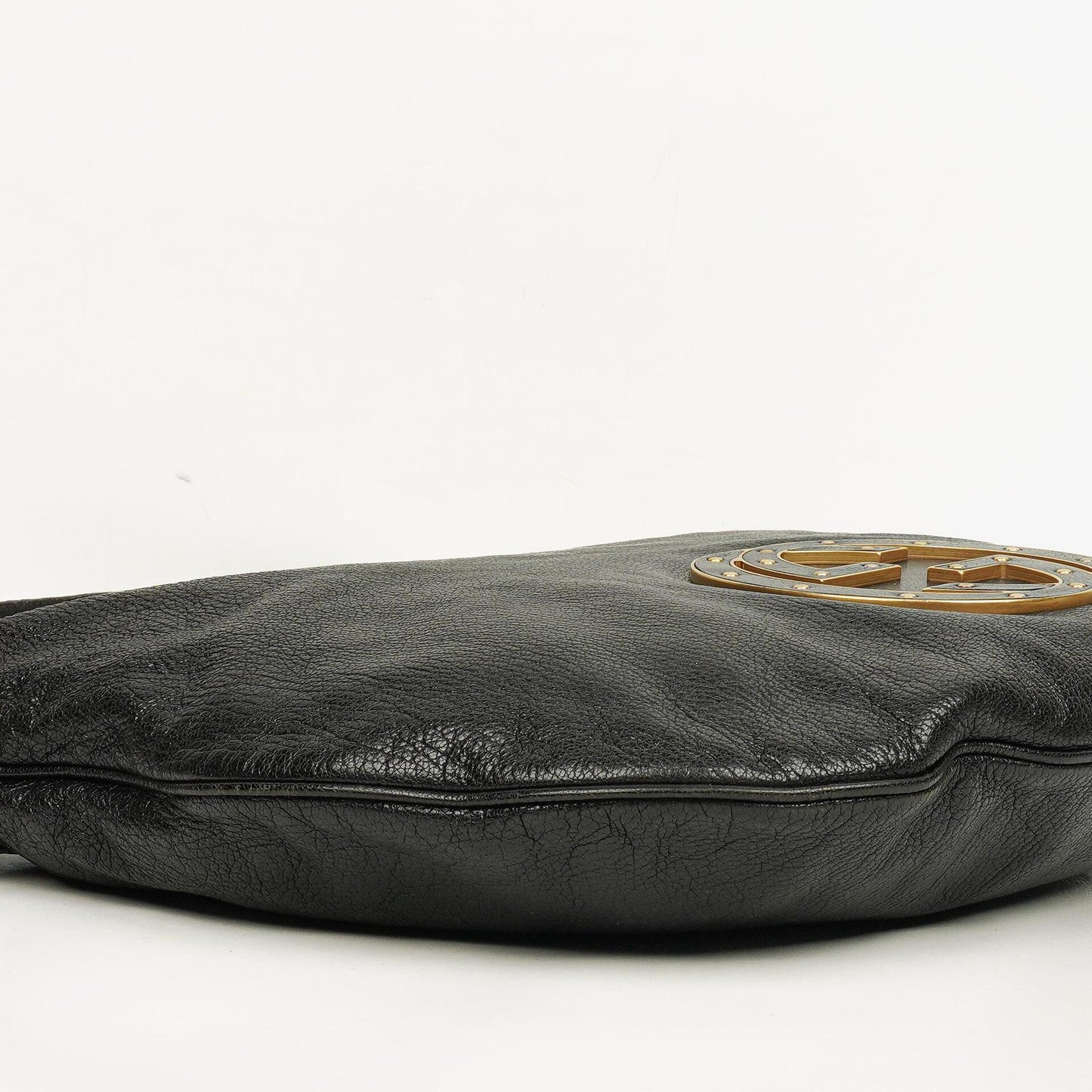 Gucci Blondie Schultertasche in Schwarz aus Leder mit GG Logo