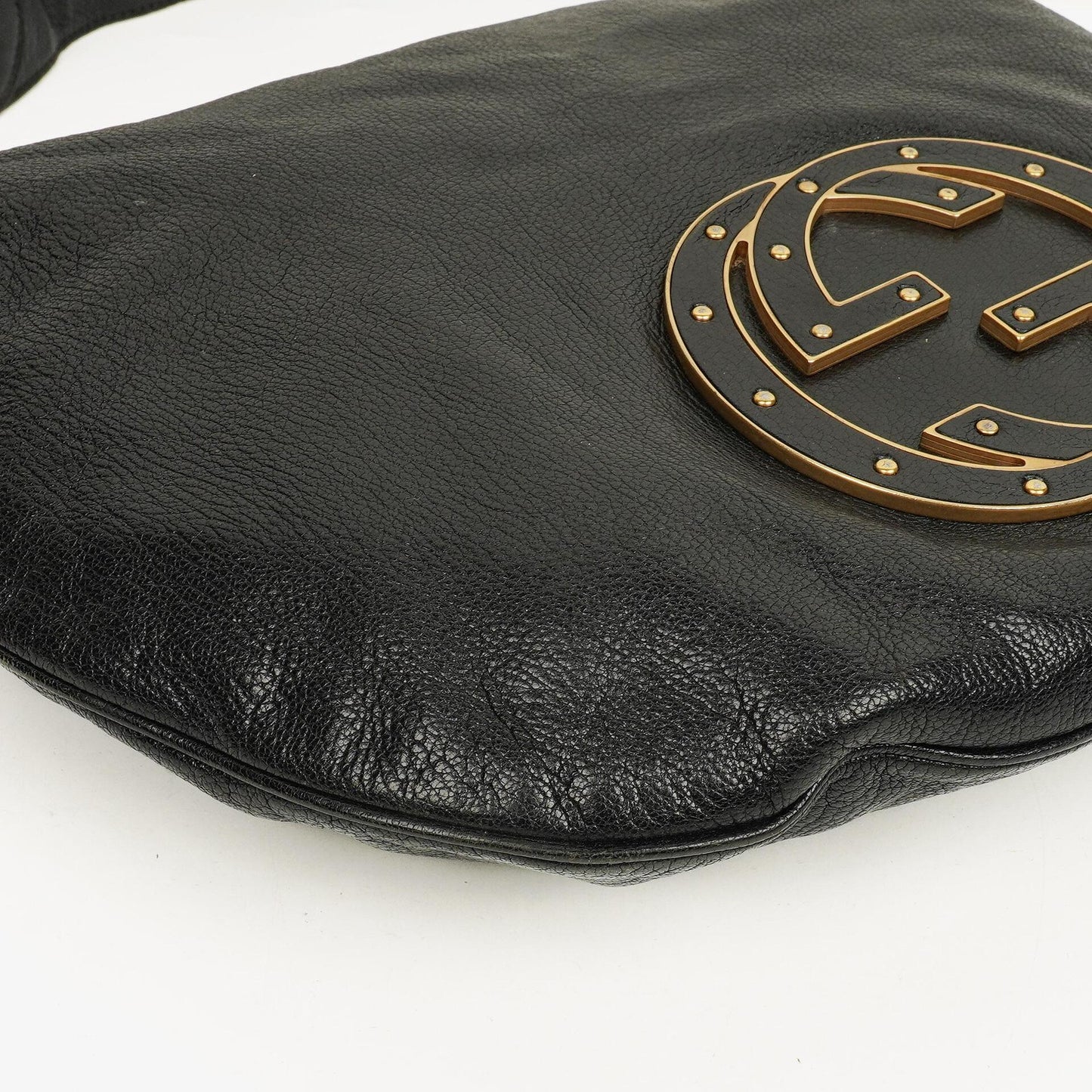Gucci Blondie Schultertasche in Schwarz aus Leder mit GG Logo