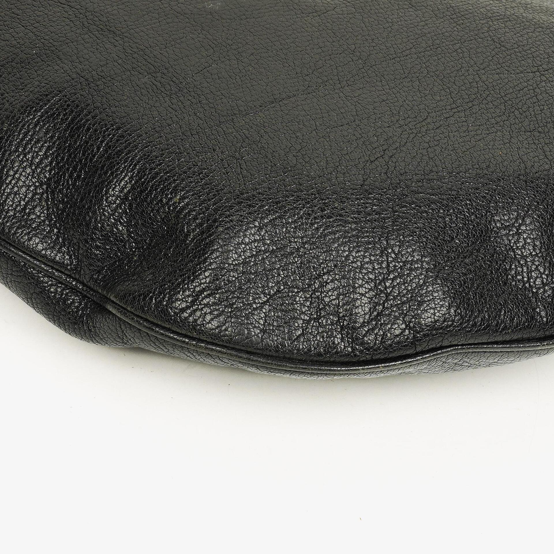 Gucci Blondie Schultertasche in Schwarz aus Leder mit GG Logo