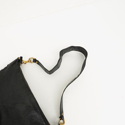 Gucci Blondie Schultertasche in Schwarz aus Leder mit GG Logo