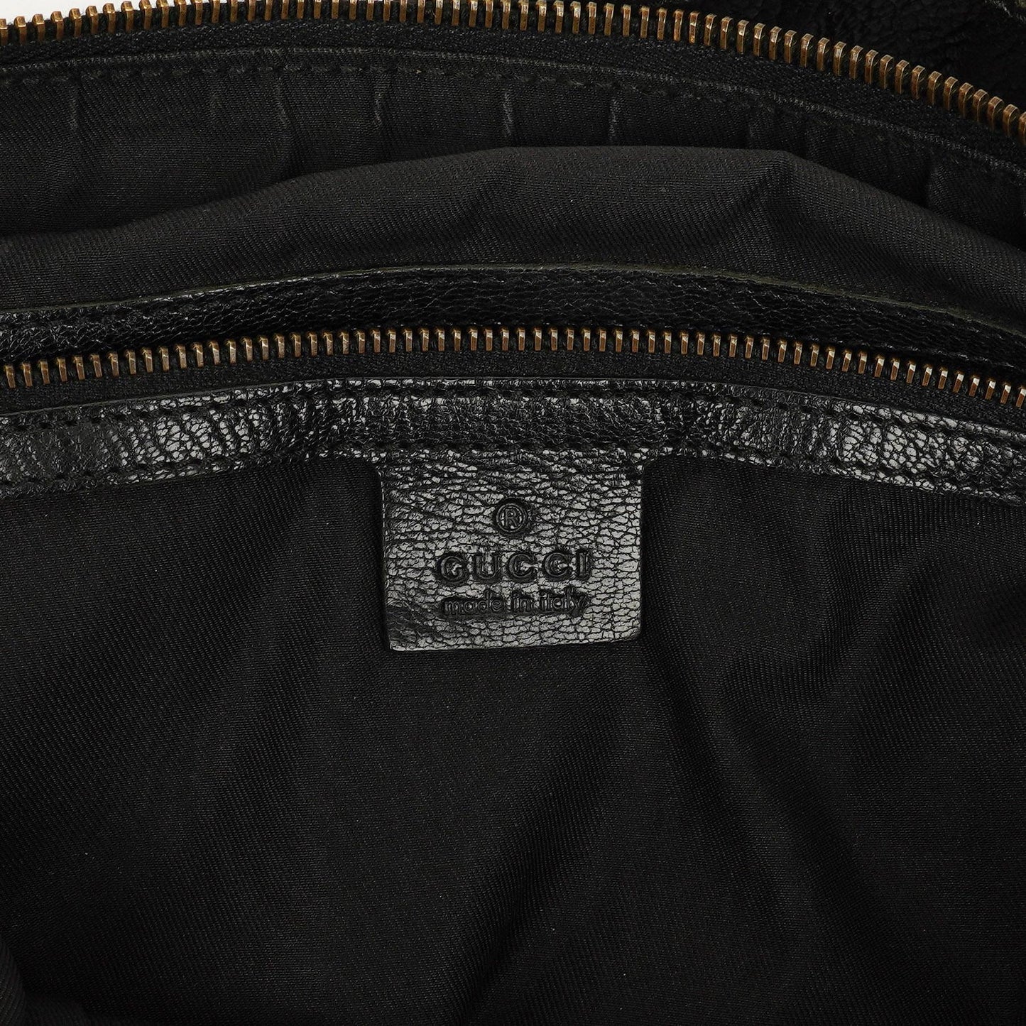 Gucci Blondie Schultertasche in Schwarz aus Leder mit GG Logo
