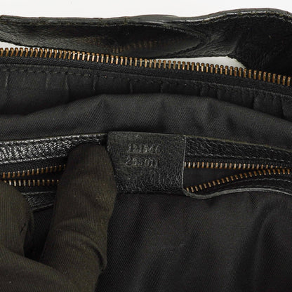 Gucci Blondie Schultertasche in Schwarz aus Leder mit GG Logo