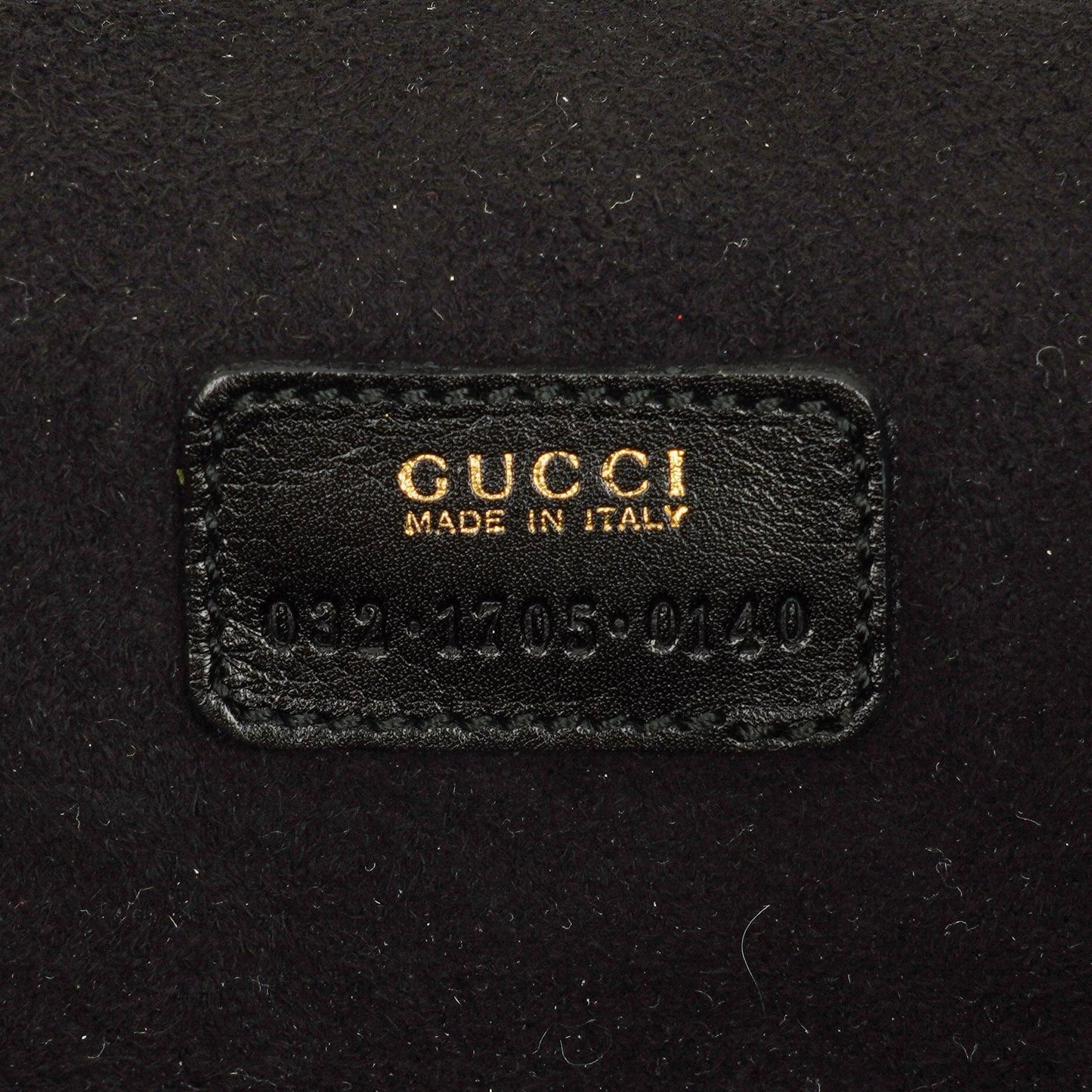 Gucci Horsebit Vanity Tasche aus schwarzem Leder